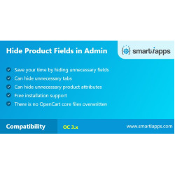 Hide Product Fields in Admin by SmartiApps Hide Product Fields in Admin by SmartiApps